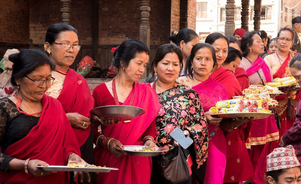 नेवार समुदायको दसैंः मोहनी नखः
